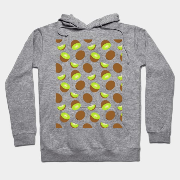 Kiwi Pattern Hoodie by VEKTORKITA